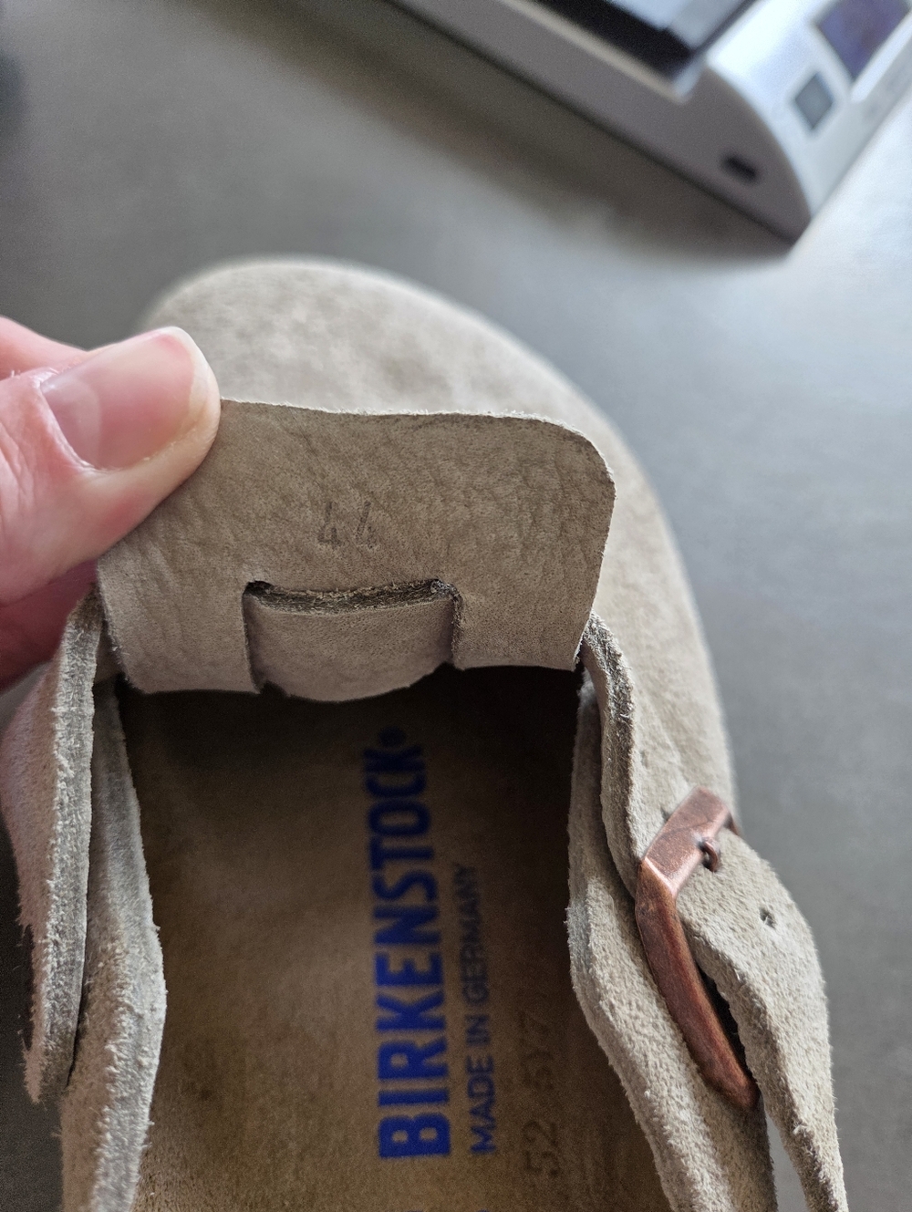 Birkenstock Boston Soft Footbed Suede Leather Size 38 New - Picture 3 of 10